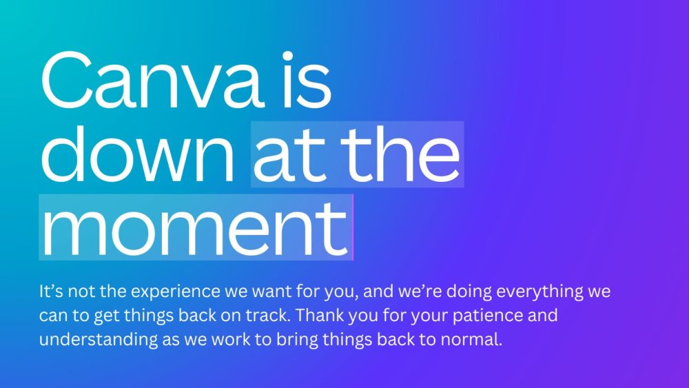 Canva down