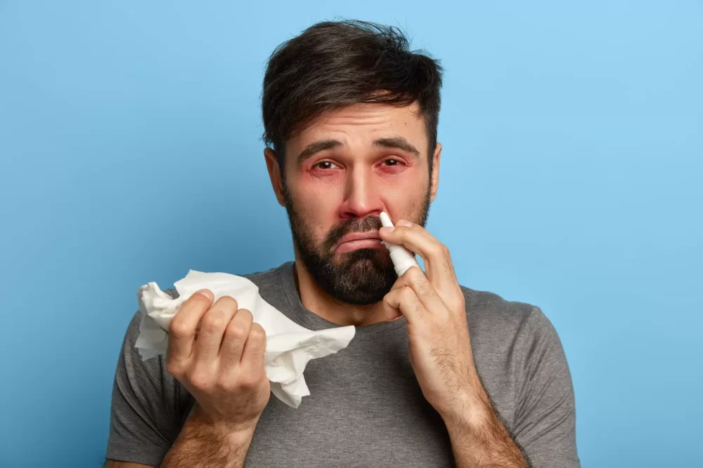 Ilustrasi hidung tersumbat